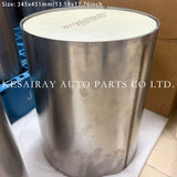9AA124 SCR ASC Exhaust Gas Catalytic Filter 345x451mm Truck After treatment Spare Part Ceramic Catalyst Substrate Direct Replacement for Iveco S Way/T Way Vehicle