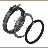 Euro6 Exhaust Connection Kit Din 5AL028 Suitable for Mercedes Trucks Replaces OE 39950702 Assembly Consists of 5AL032 Clamp 60601021 Ring and 71600874 Gasket