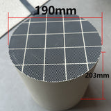 190x203mm high quailty silicon carbide diesel particulate filter remove black smoke filter