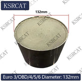 Diameter 132mm Exhausts System Catalytic Converter Metal Honeycomb Substrate Catalyst - SHANGHAI KESAIRAY AUTO PARTS CO LTD