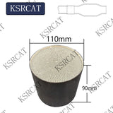 High-Efficiency Metal Core for Gasoline Exhaust Catalytic Converters Metal honeycomb core 110x90mm