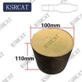 High Flow Metallic Substrate Cat Converter Modifizierte Autos speziell 100 x 110 mm Universal Fit Hochleistungs-Metall-Katalysator mit 200 cpsi