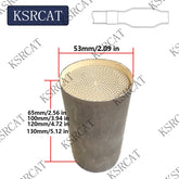 High Efficient Metal Catalytic Converter for Catalytic Converters for Motorcycle Exhaust Systems 53*65 100 120 130mm