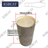 High Efficient Metal Catalytic Converter for Catalytic Converters for Motorcycle Exhaust Systems 53*65 100 120 130mm