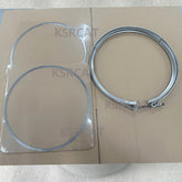 6LL035 FOR SCANIA EURO6 DOC 6LI002 KIT 6LL035 V-Clamp 6LL000+2PCS Gasket 6LL003 Replacement new 100% fit