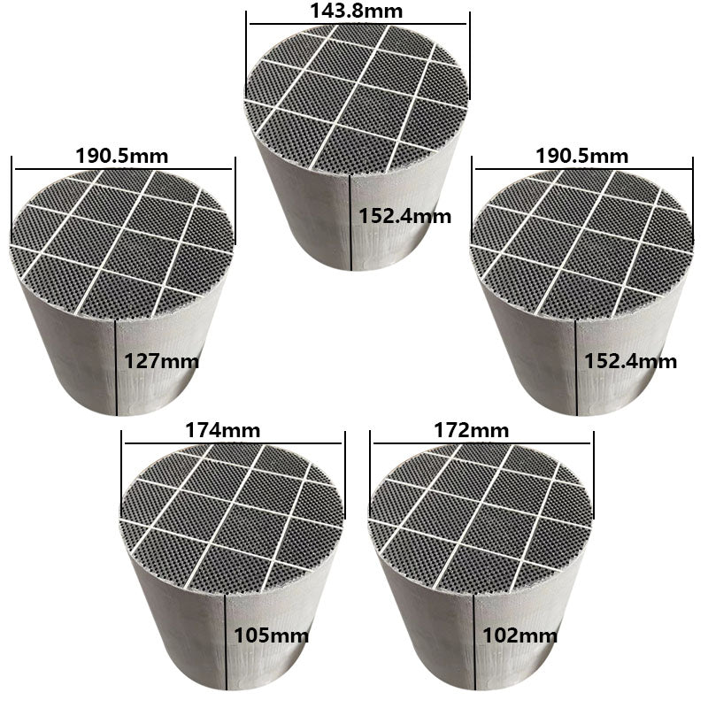 Diesel Particulate Filter Universal Silicon Carbide DPF - SHANGHAI KESAIRAY AUTO PARTS CO LTD
