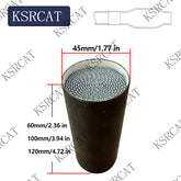 Euro5 6 Metal Catalytic Converter for Ducati Improve Fuel Efficiency and Reduce Pollutants 45*60 100 120mm