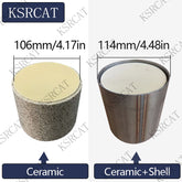 Diameter 106mm and 114mm Universal Honeycomb Ceramic Catalytic Converter Three-Way Catalytic Converter For Cars Exhaust Catalyst Converter - SHANGHAI KESAIRAY AUTO PARTS CO LTD