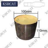 High Flow Metal Catalytic Converter for Modified Cars 3.94” Inlet Universal Performance Core 100x110mm CAT