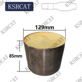 High 100 200 Cell Metal Core Catalytic Converters for Gasoline Cars Modified Car Exhaust 129x85mm