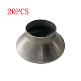 8pcs 200cpsi Exhausts System 123*100mm and 20pcs covers High flow Catalytic Converter Metal Honeycomb Substrate Catalyst