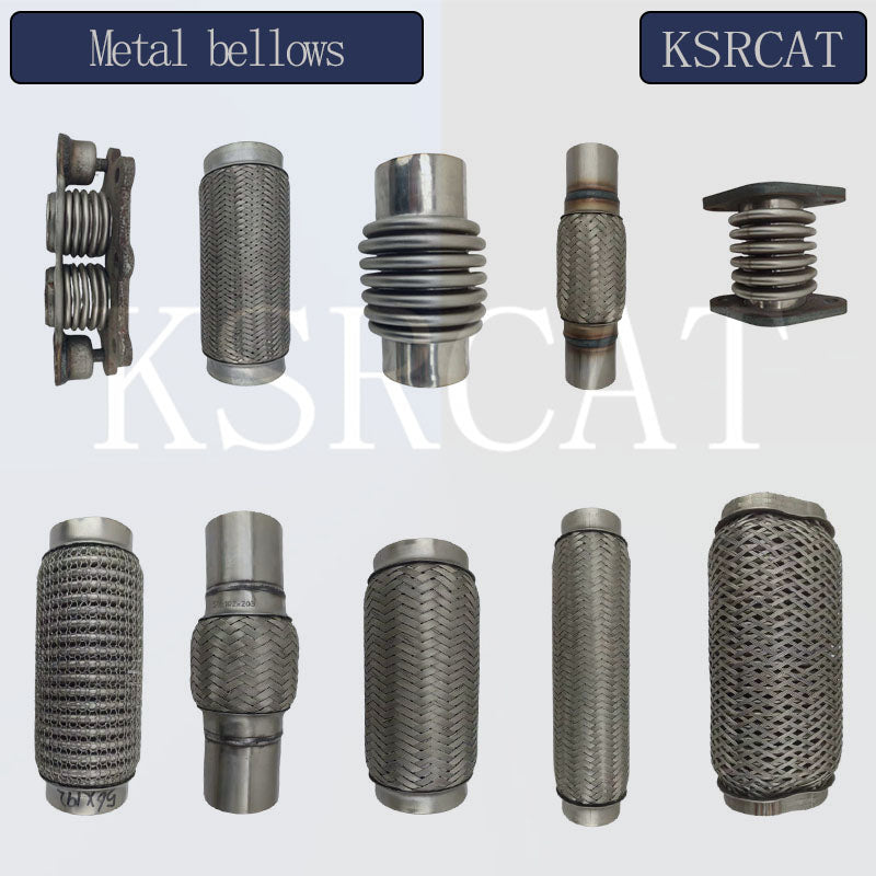 Three-Way Catalytic Accessorie High Performance Stainless Steel Exhaust Flex Bellow Flex Tube Bellow Corrugation for Car Exhaust - SHANGHAI KESAIRAY AUTO PARTS CO LTD