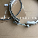 2AL022 Exhaust Clamp 6LL011 and Gasket 6LL012 Kit for DAF CF 1976845