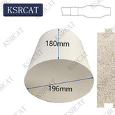Premium Cordierite Diesel Filter Cartridge DPF Ceramic 196x180mm