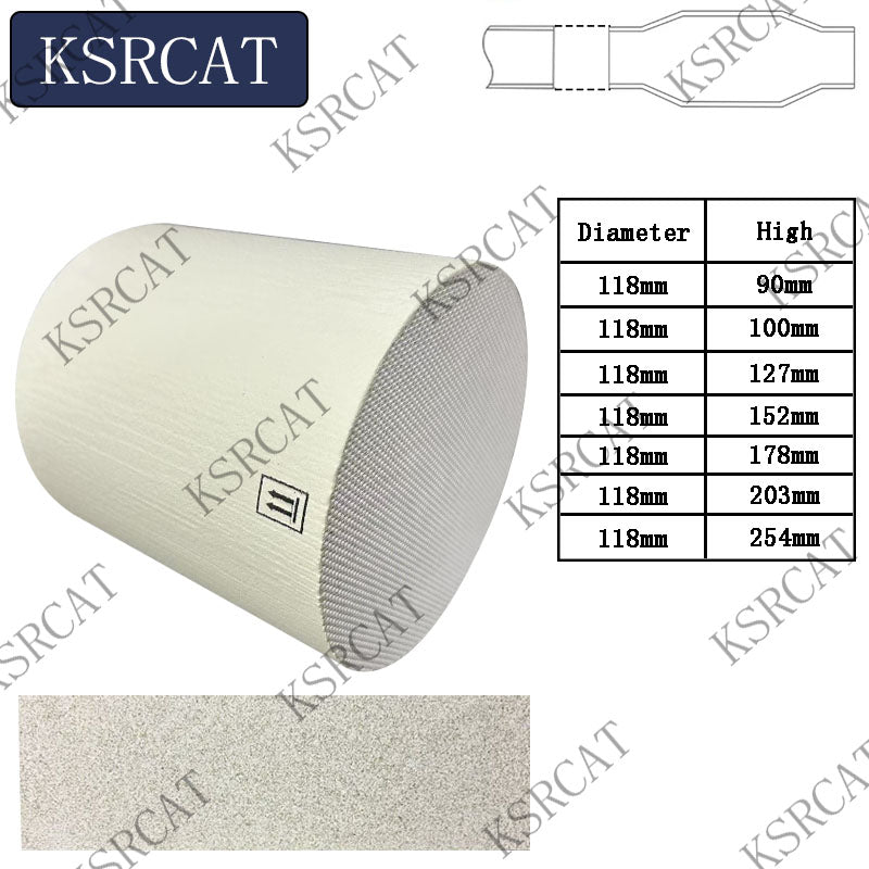 Exhaust system Cordierite DPF