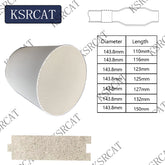 Aftermarket Cordierite DPF Filter Core replace Your Clogged Diesel Filter diameter 143.8mm