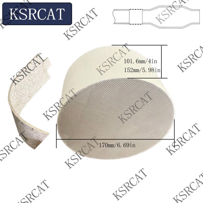 Aftermarket diesel truck DOC catalyst 170mm