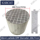 Diesel Engine Sic DPF Silicon Carbide Diesel particulate filter Silicon Carbide Catalytic Converter FOR Diesel Engine Exhaust Gas Diameter 266.7mm - SHANGHAI KESAIRAY AUTO PARTS CO LTD