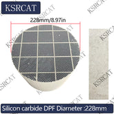 Diesel Engine Sic DPF Silicon Carbide Diesel particulate filter Silicon Carbide Catalytic Converter FOR Diesel Engine Exhaust Gas Diameter 228mm - SHANGHAI KESAIRAY AUTO PARTS CO LTD