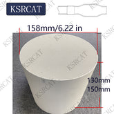 Universal Cordierite Diesel Filter substrate ceramic innor core diameter 158mm