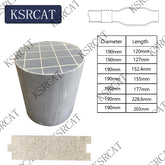 Noyau de filtre diesel SiC sur mesure conçu pour une durabilité à long terme et des émissions plus propres Diamètre 190 mm