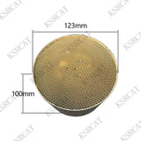 High flow Catalytic Converter Metal Honeycomb Substrate Catalyst 6pcs 200cpsi Exhausts System 123*100mm - SHANGHAI KESAIRAY AUTO PARTS CO LTD