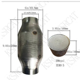 Metal-core racing three-way catalytic converter (for diesel vehicles) High Performance Sport Universal 200 unit high flow rate - SHANGHAI KESAIRAY AUTO PARTS CO LTD