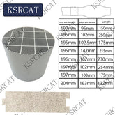 Filtre à particules diesel universel ovale à haut débit pour réduire le colmatage