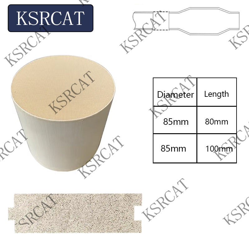 eat-resistant ceramic catalytic converter for gasoline engine
