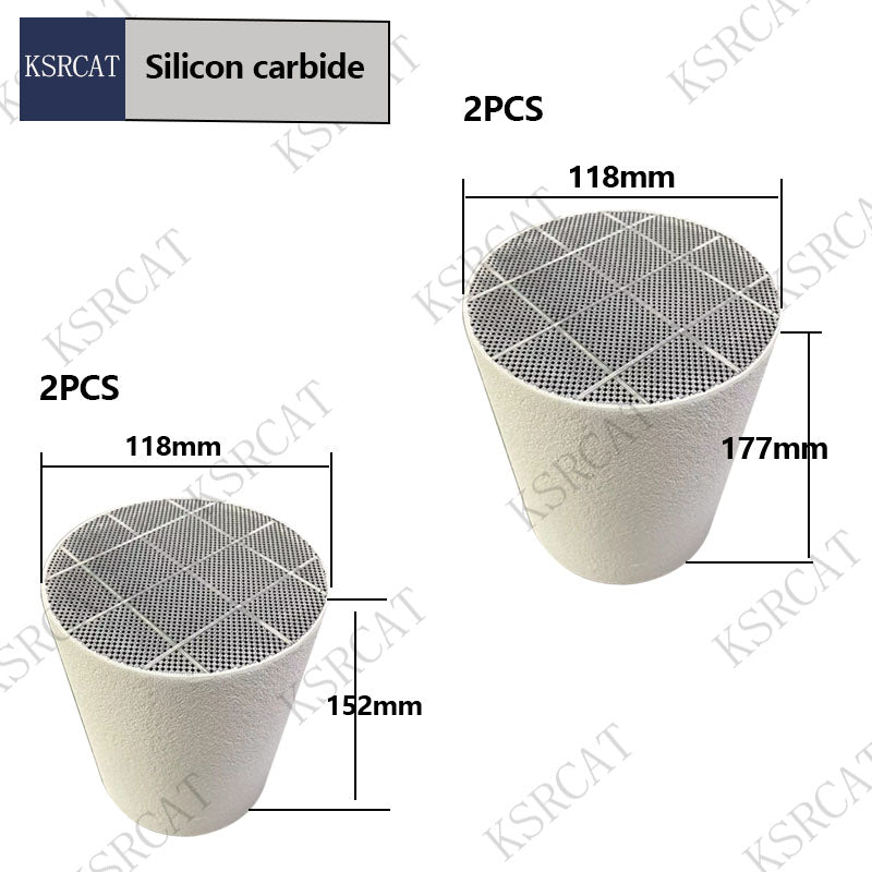 Diesel Particulate Filter Universal Silicon Carbide DPF - SHANGHAI KESAIRAY AUTO PARTS CO LTD