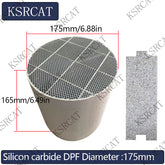 Diesel Engine Sic DPF Silicon Carbide Diesel particulate filter Silicon Carbide Catalytic Converter FOR Diesel Engine Exhaust Gas Diameter 175mm - SHANGHAI KESAIRAY AUTO PARTS CO LTD