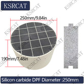 Diesel Engine Sic DPF Silicon Carbide Diesel particulate filter Silicon Carbide Catalytic Converter FOR Diesel Engine Exhaust Gas Diameter 250mm - SHANGHAI KESAIRAY AUTO PARTS CO LTD