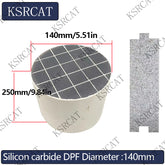 Diesel Engine Sic DPF Silicon Carbide Diesel particulate filter Silicon Carbide Catalytic Converter FOR Diesel Engine Exhaust Gas Diameter 140mm - SHANGHAI KESAIRAY AUTO PARTS CO LTD