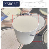 Premium Cordierite Diesel Filter Help Clean Black Smoke from Exhaust 123x130mm