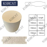 Ceramic honeycomb catalytic converter for gasoline cars