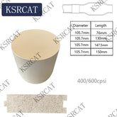 Benzinkatalysator mit Platin-Palladium-Rhodium-Beschichtung. Dreiwege-Katalysator für Benzinautomodelle Accord Euro3 4 5 6 Standardkatalysator. Durchmesser 105,7 mm, 400/600 cpsi