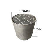 DPF for Mazda BT50 2.2, 2014 metal housing silicon carbide diesel filter honrycomb core DPF engine