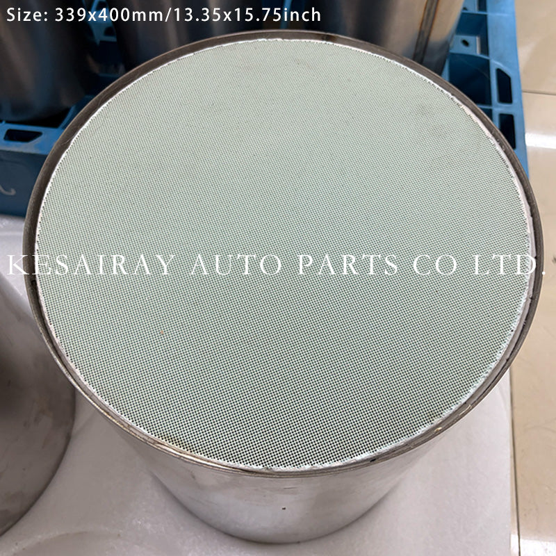 9AA092 SCR ASC Exhaust Catalyst Element 339x400mm Euro 6 Diesel Aftertreatment Spare Core Replacement Catalytic Substrate Suitable for MAN TGS TGX Commercial Truck