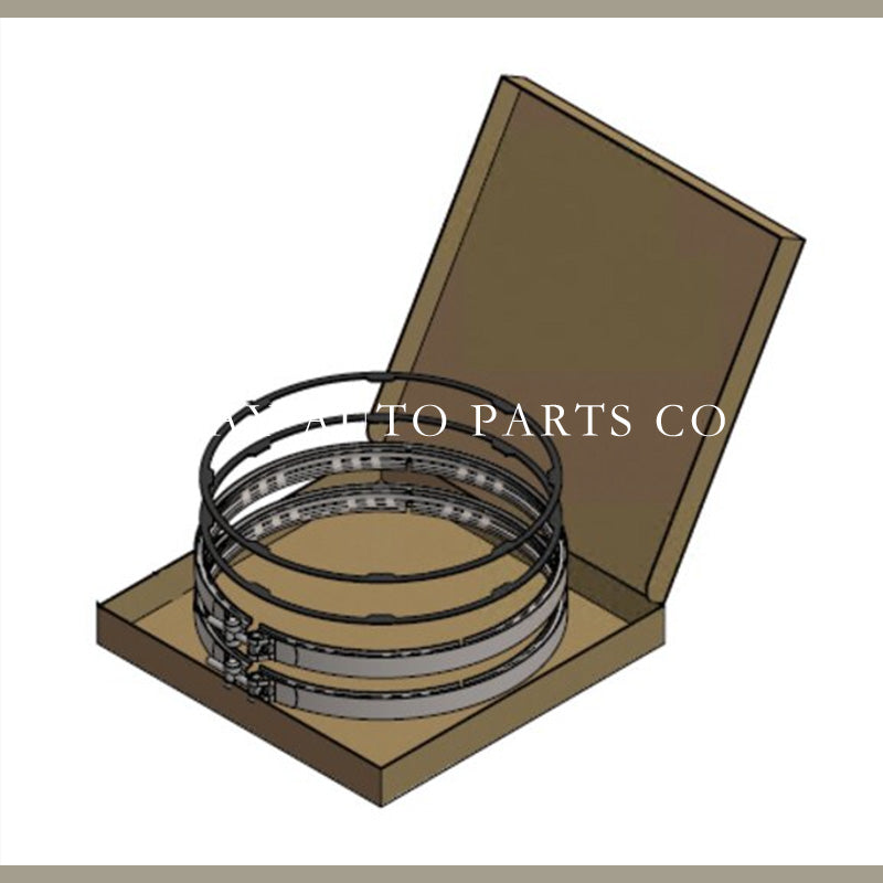 Exhaust V Clamp Gasket Kit 35843 Direct Aftermarket Replacement Parts for Volvo Mack and Detroit Diesel Trucks Complete Exhaust System Repair Assembly Set