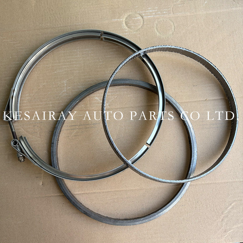 6LL017 Clamp 6LL000 and Gasket 6LL002 Kit for Scania For DPF 6LI001  2137598 2222655 2359384NEW 100% Fit