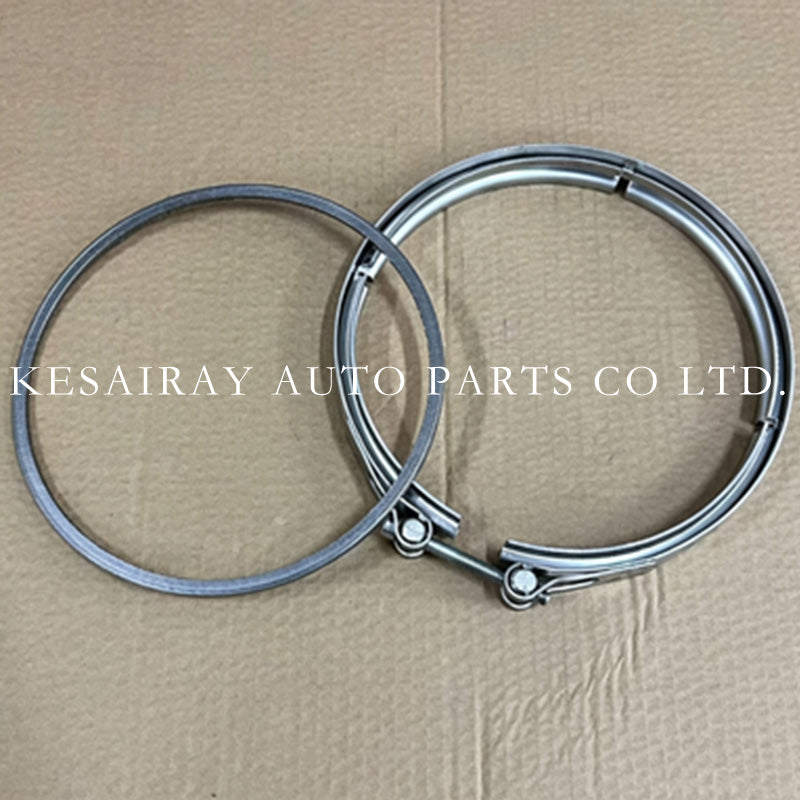 2AL017 Exhaust V Clamp Gasket Repair Kit OE 1997442 Suitable for DAF Euro6 Truck Exhaust System 2AL018 Gasket and 2AL019 Clamp Direct Replacement Components
