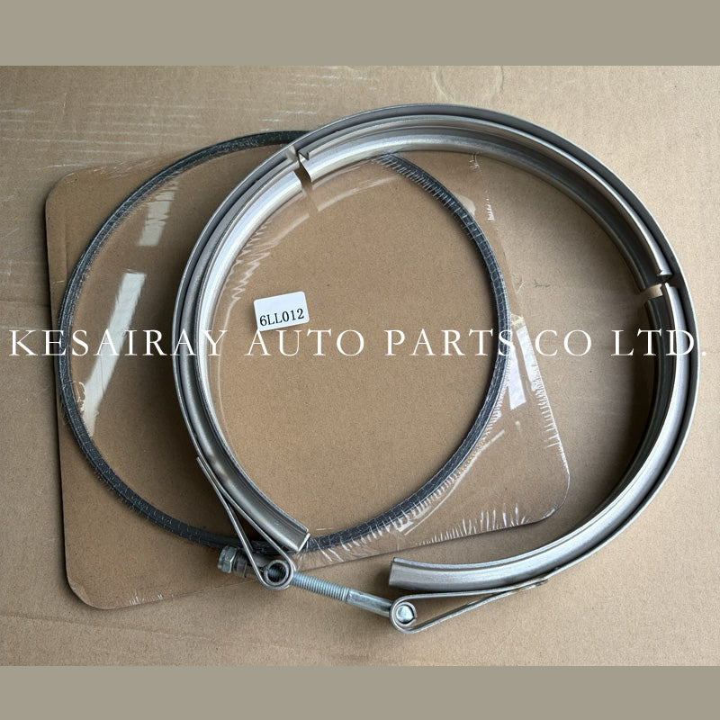 2AL022 Exhaust Clamp 6LL011 and Gasket 6LL012 Kit for DAF CF 1976845