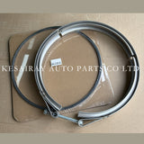 2AL022 Exhaust Clamp 6LL011 and Gasket 6LL012 Kit for DAF CF 1976845
