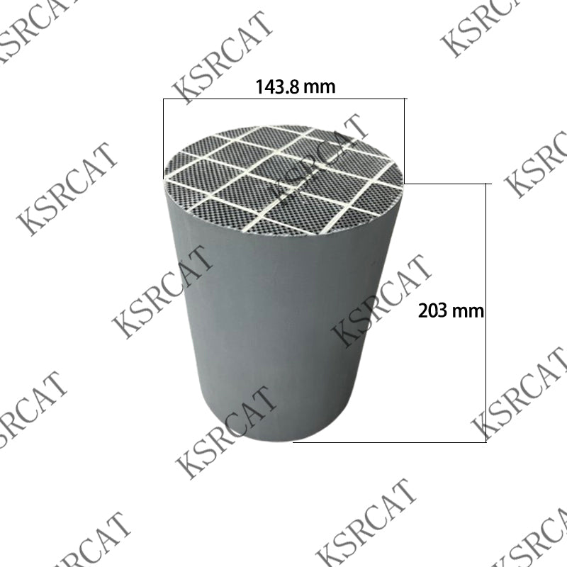 Silicon Carbide DPF Diameter 143.8*203 MM 156*204 MM  Diesel particulate filter Silicon Carbide Catalytic Converter For Diesel Engine Exhaust Gas