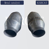 1pcs Car Universal Catalytic Converter Euro 6 Katalizator High Flow Catalytic Converter Catalizador 400 Cpsi  Metal Catalytic