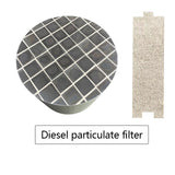 330x178mm SiC substrate DPF High Flow DPF Core Silicon Carbide Material Diesel particulate filter