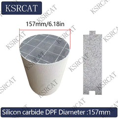 Diameter 157mm Diesel Engine Sic DPF Silicon Carbide Diesel particulate filter Silicon Carbide Catalytic Converter FOR Diesel Engine Exhaust Gas