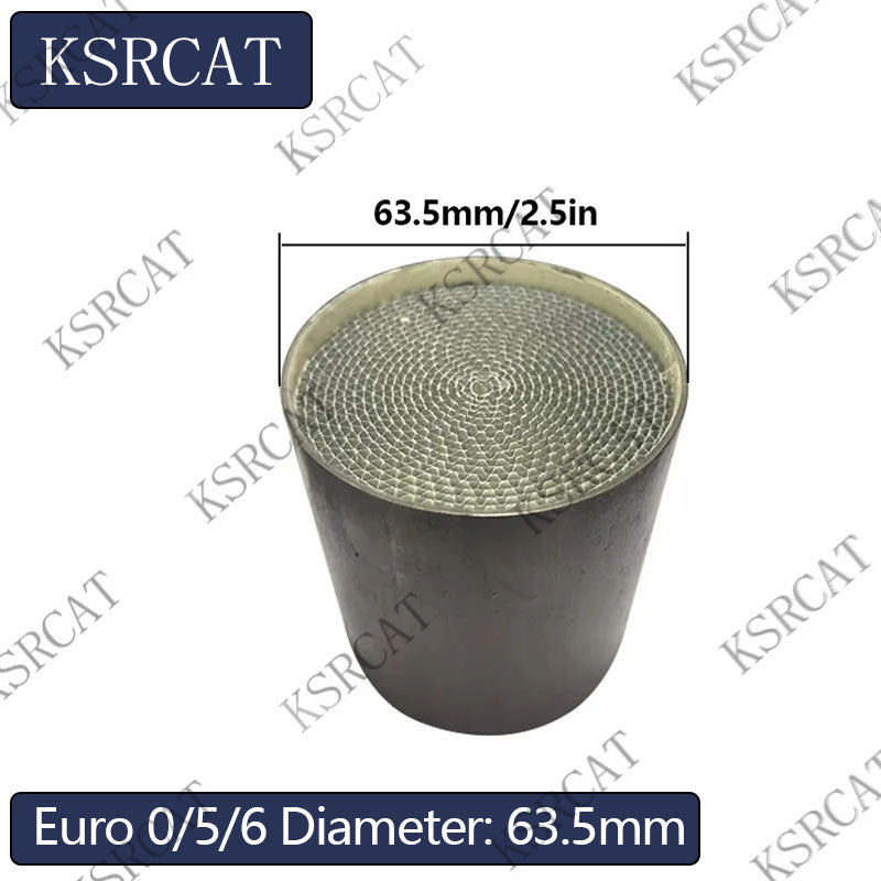 Diameter 63.5mm Euro 4/5/6 Universal Three-Way Catalytic Catalyst Exhaust Muffler Silencer Catalytic Converters