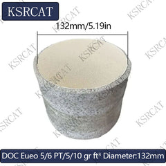 Diameter 132mm DOC Diesel Oxidized catalytic converter Universal Ceramic Catalytic Converters are Designed for Diesel Engines Generator Exhaust