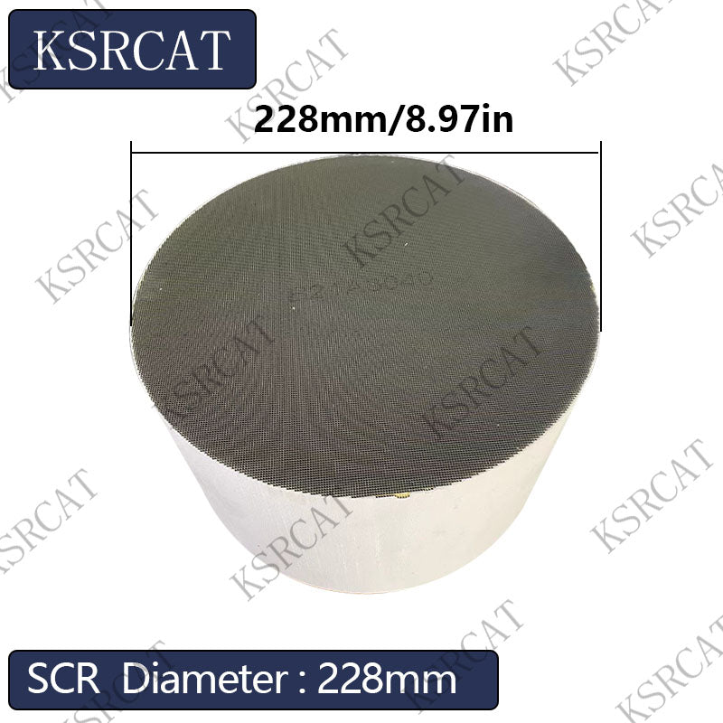 Diameter 228mm Universal Euro 5 SCR Diesel Catalyst with Urea Catalyst Addressing Hydrocarbons Catalytic Converters